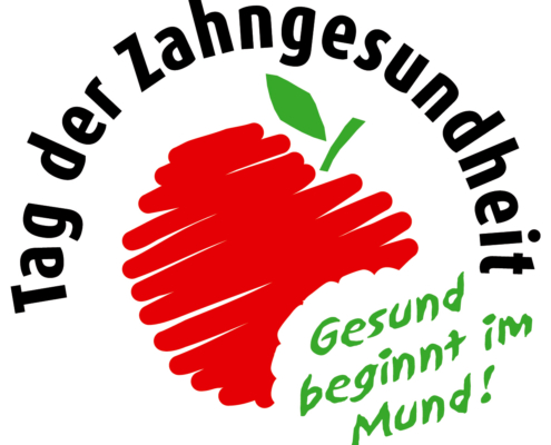 Logo mit dem Text: Tag der Zahngesundheit. Gesund beginnt im Mund!